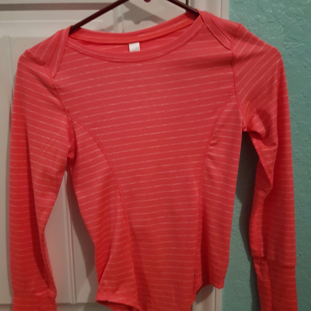 Girls athletics long sleeve